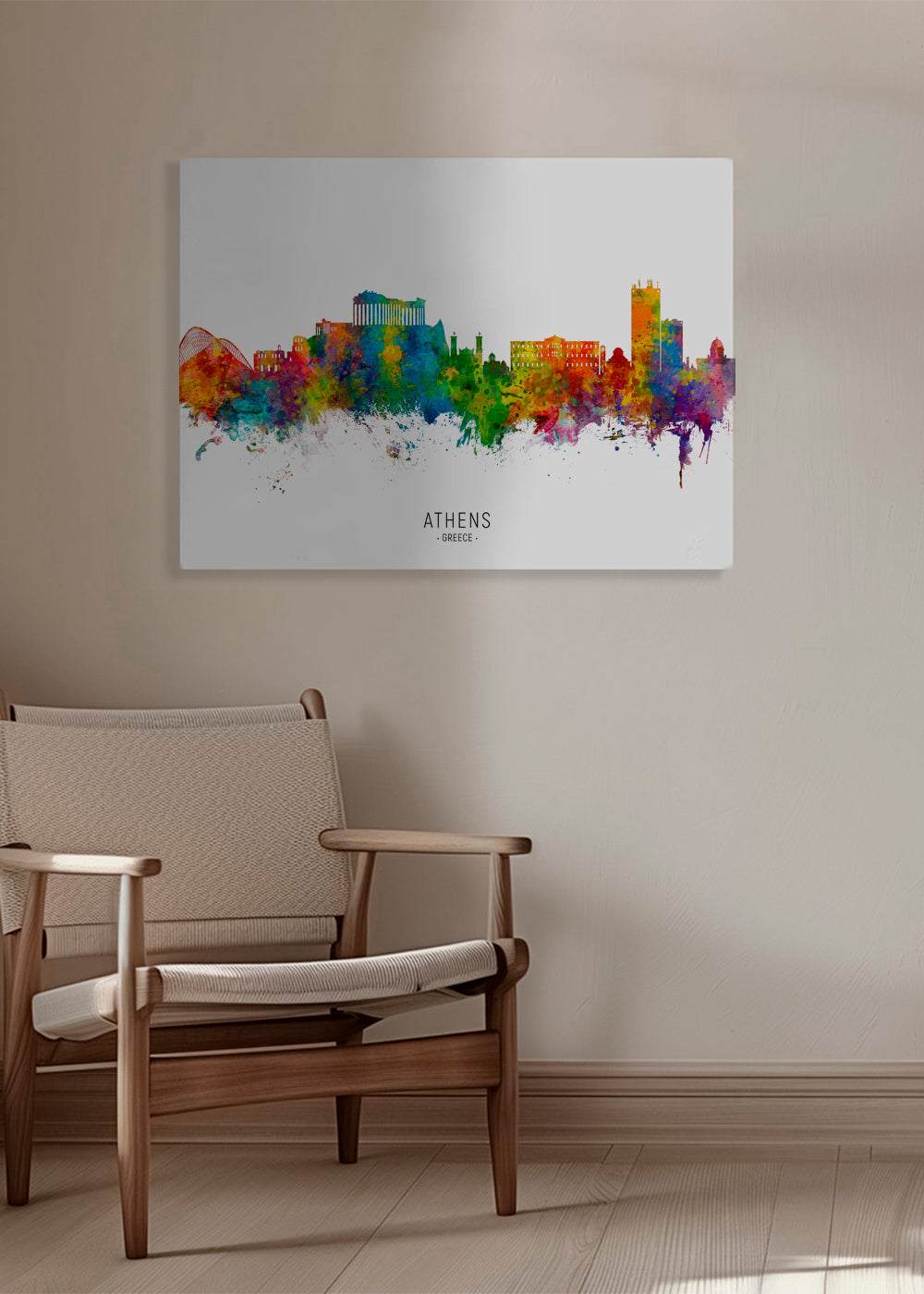 Athens Skyline multicolour