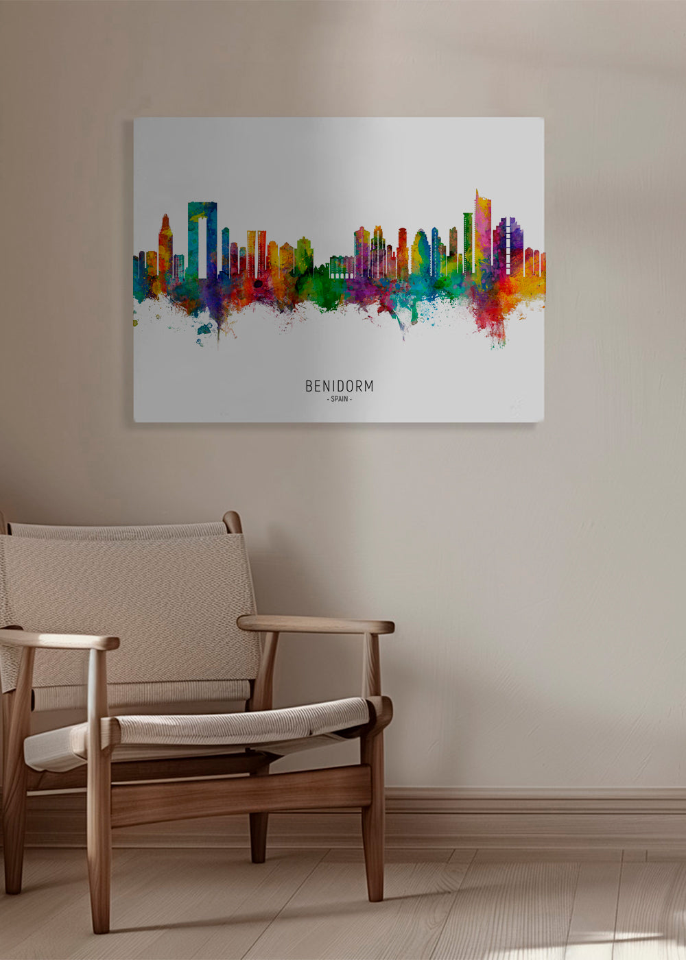 Benidorm Skyline multicolour