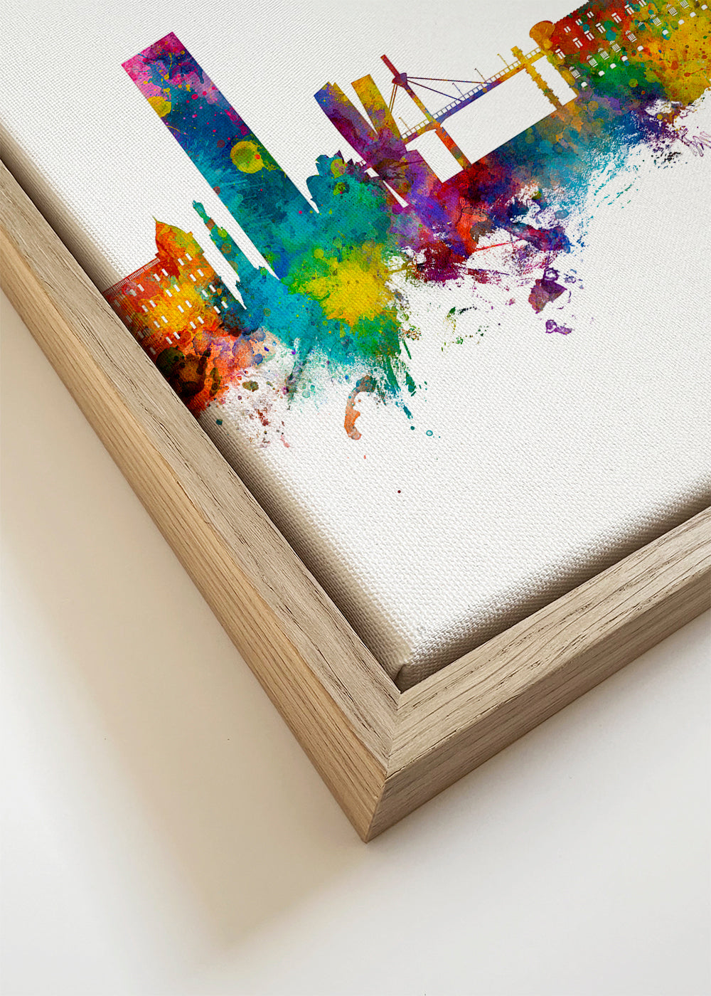 Bilbao Skyline multicolour