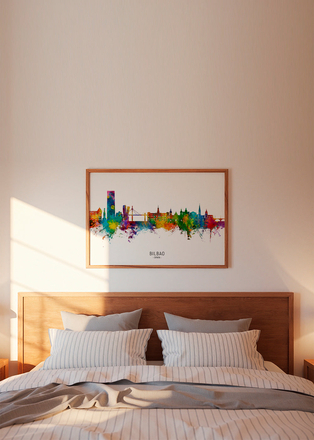 Bilbao Skyline multicolour