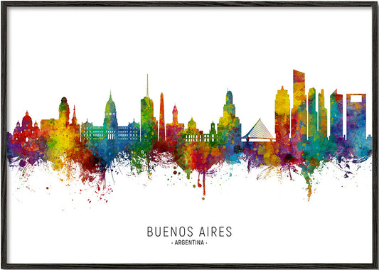 Buenos Aires Skyline multicolour