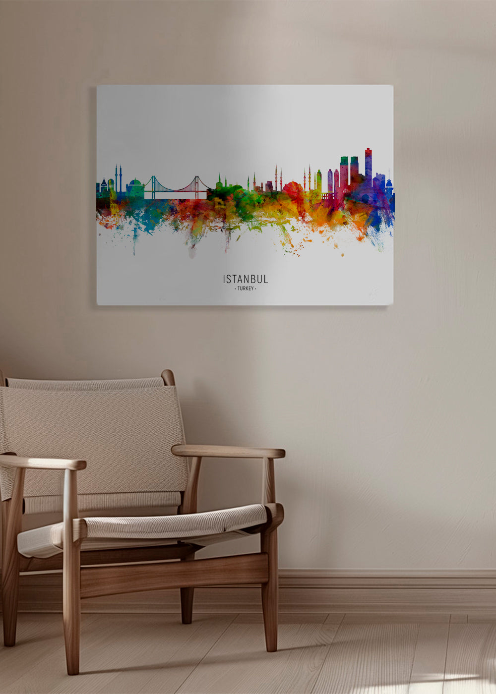 Istanbul Skyline multicolour