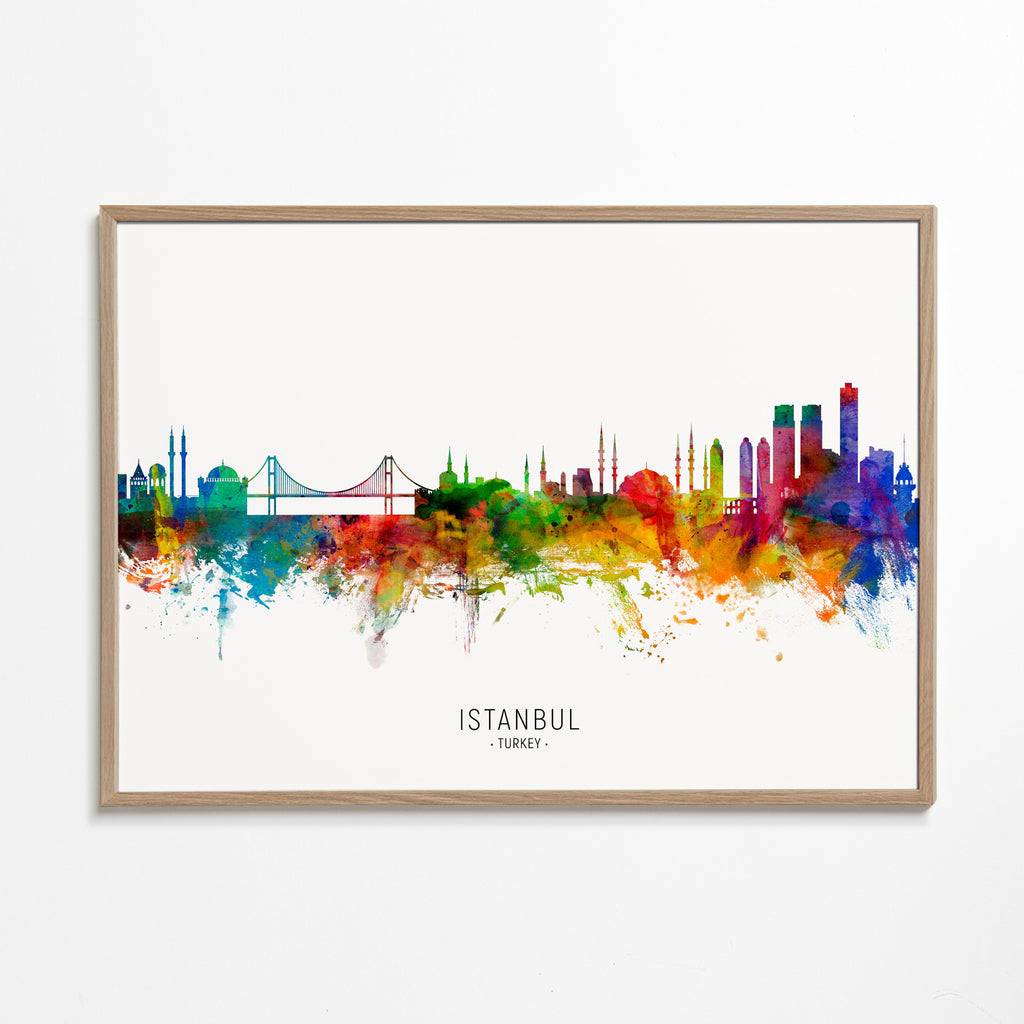Istanbul Skyline multicolour