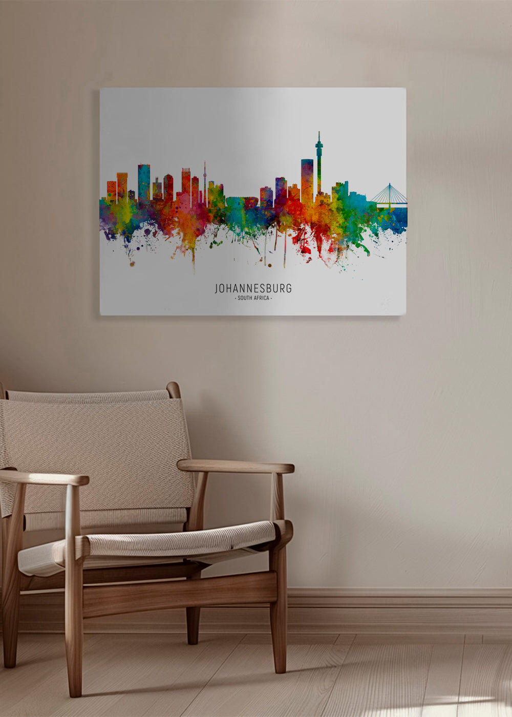 Johannesburg Skyline multicolour