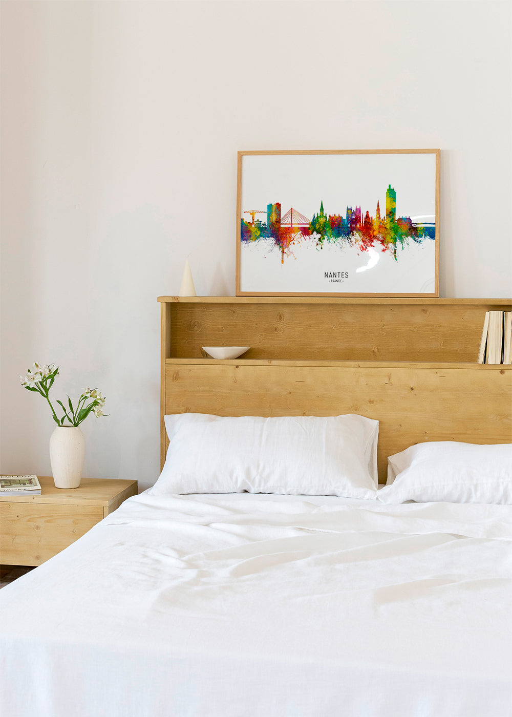 Art-Poster - Strasbourg France Skyline (Colored Version) - Michael Tompsett - con cornice nera 30 x 40 cm | Leroy Merlin Art-Poster - Strasbourg France Skyline (Colored Version) - Michael Tompsett - con cornice nera 30 x 40 cm | Leroy Merlin