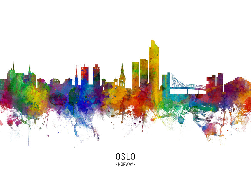 Oslo Skyline multicolour