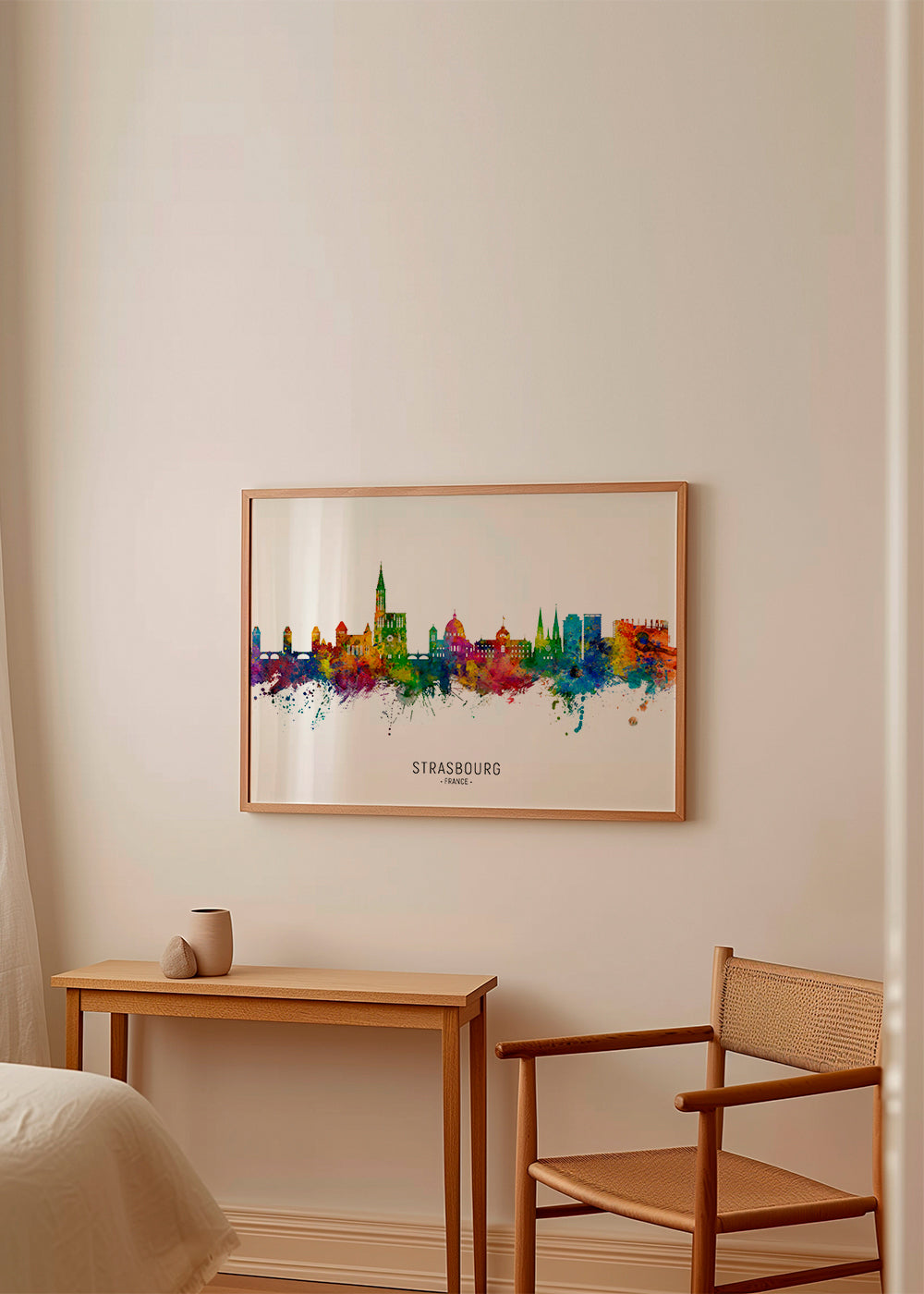 Strasbourg Skyline multicolour