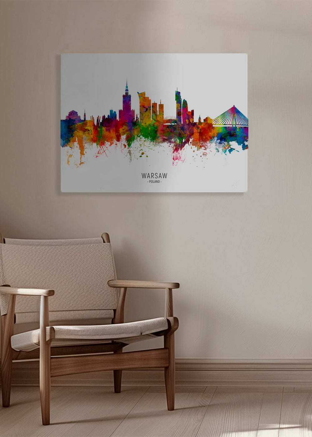 Warsaw Skyline multicolour