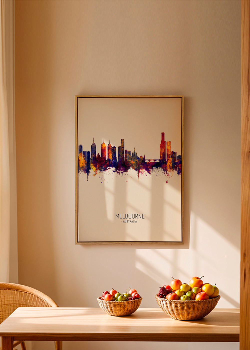 Melbourne Skyline beige