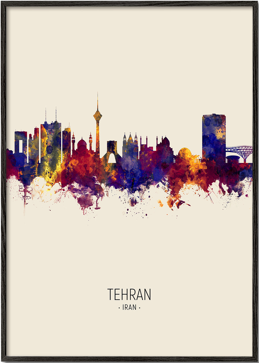 Tehran Skyline beige