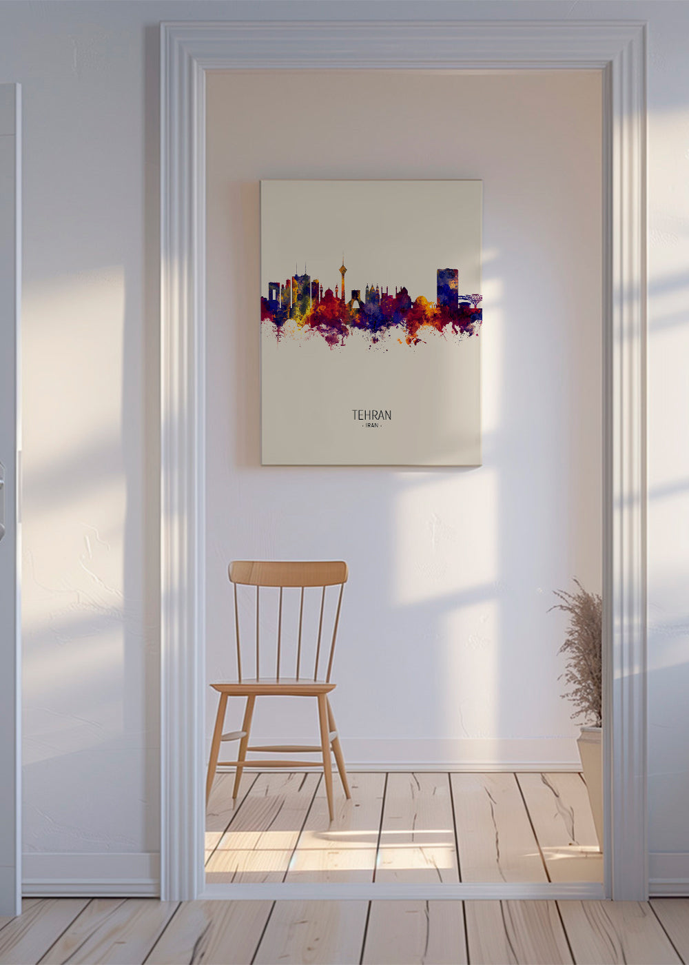 Tehran Skyline beige