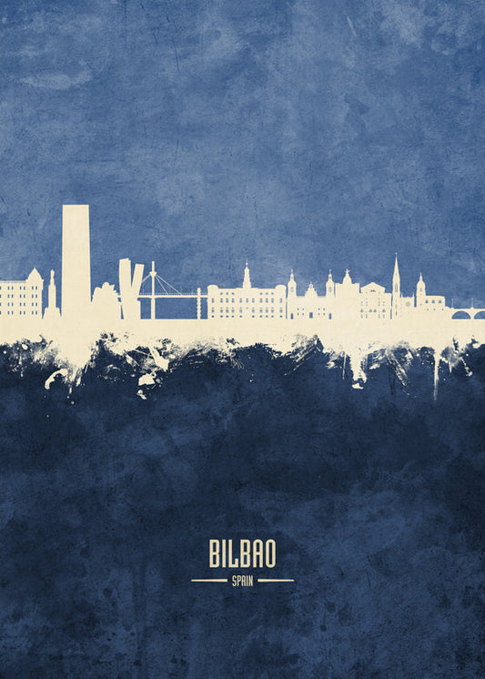 Bilbao Skyline blue