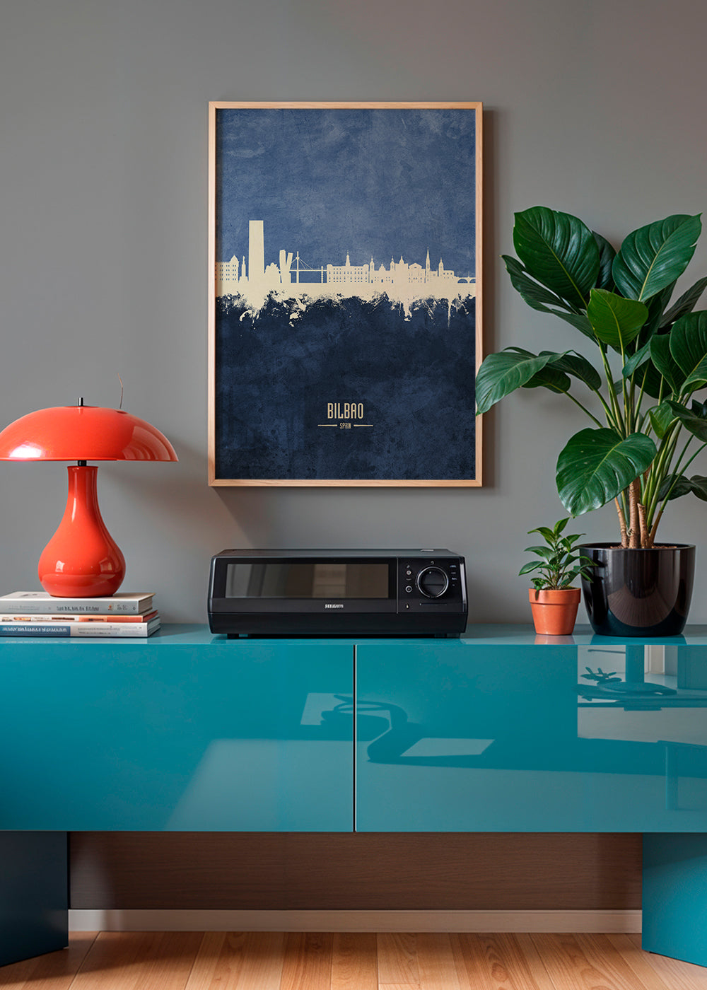 Bilbao Skyline blue