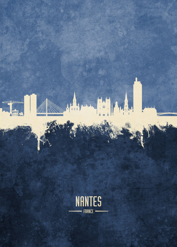 Nantes Skyline blue