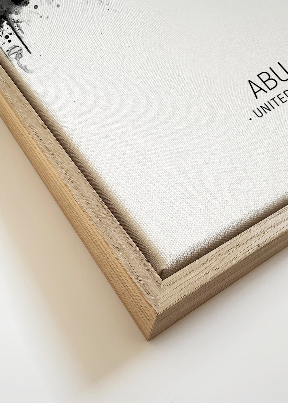 Abu Dhabi Skyline black and white