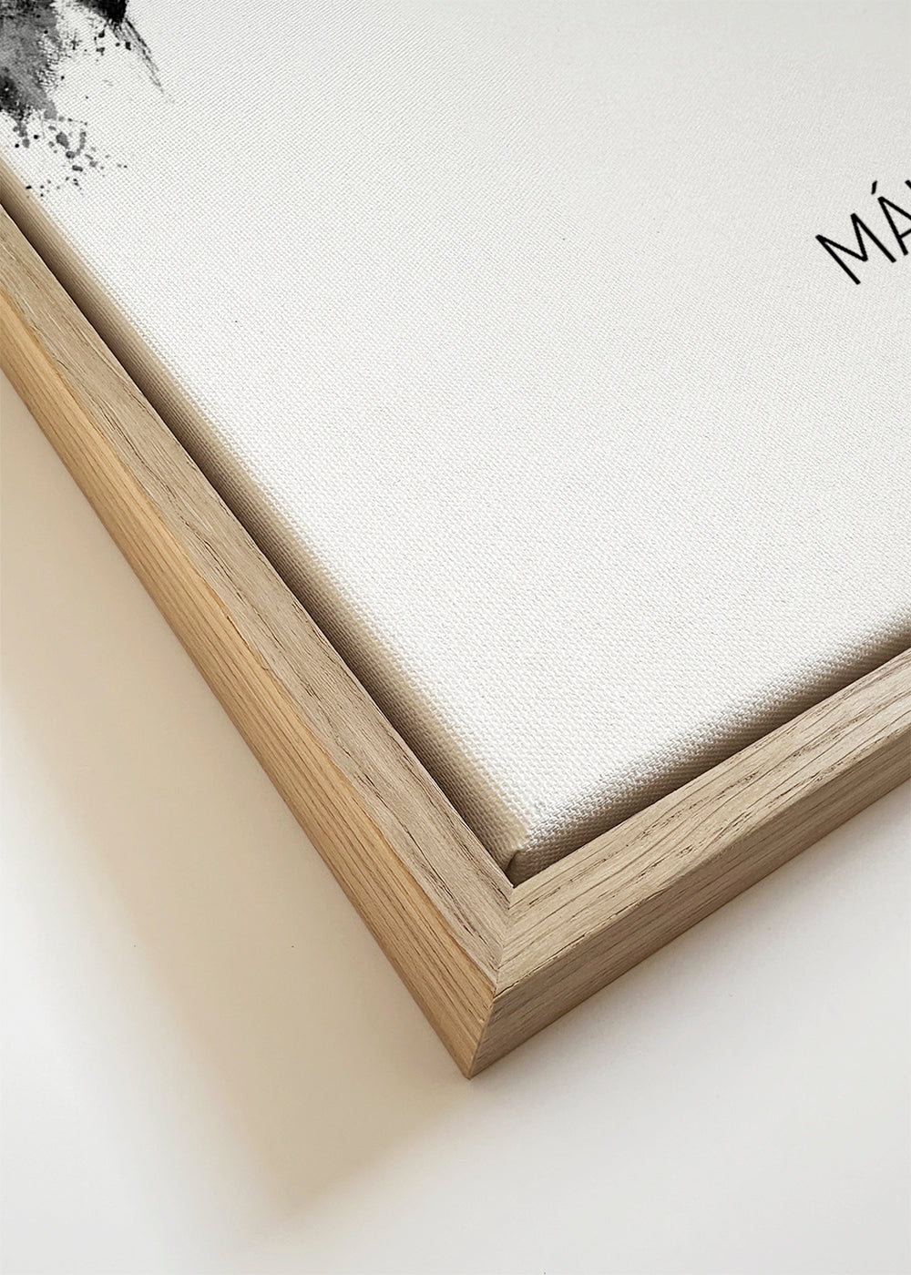 Málaga Skyline black and white