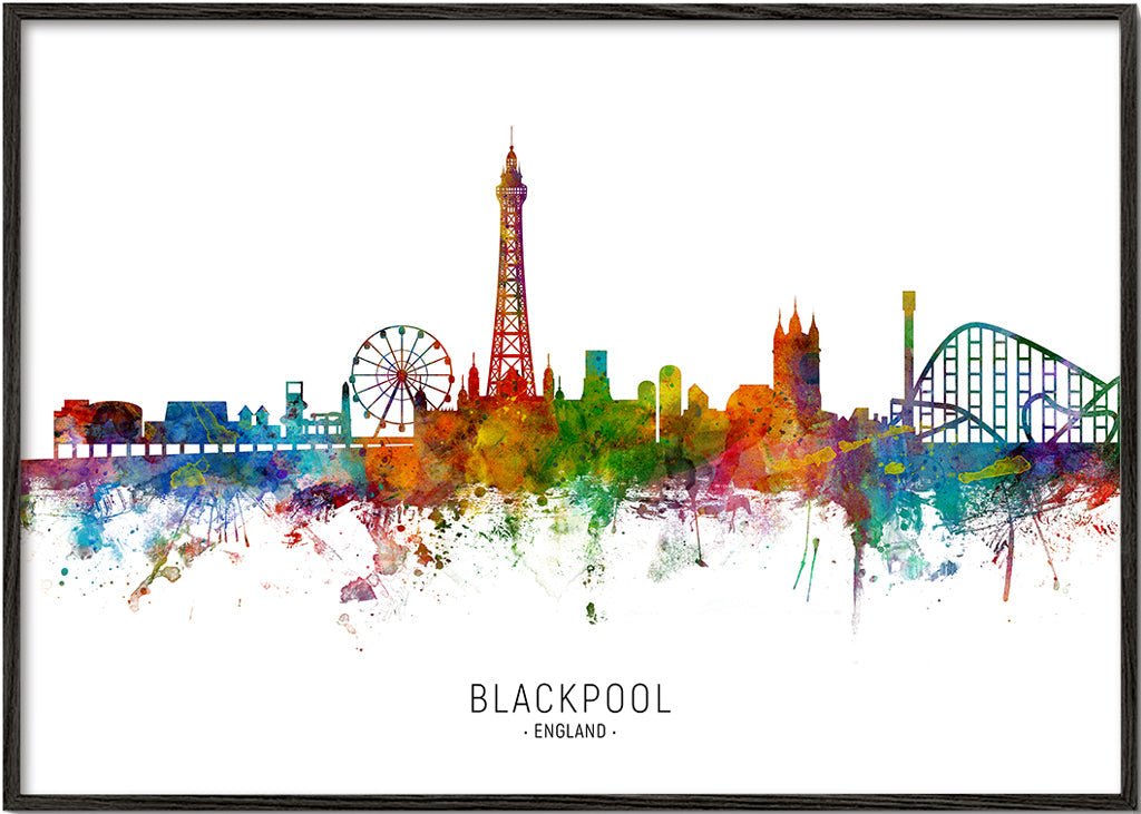 Blackpool Skyline multicolor