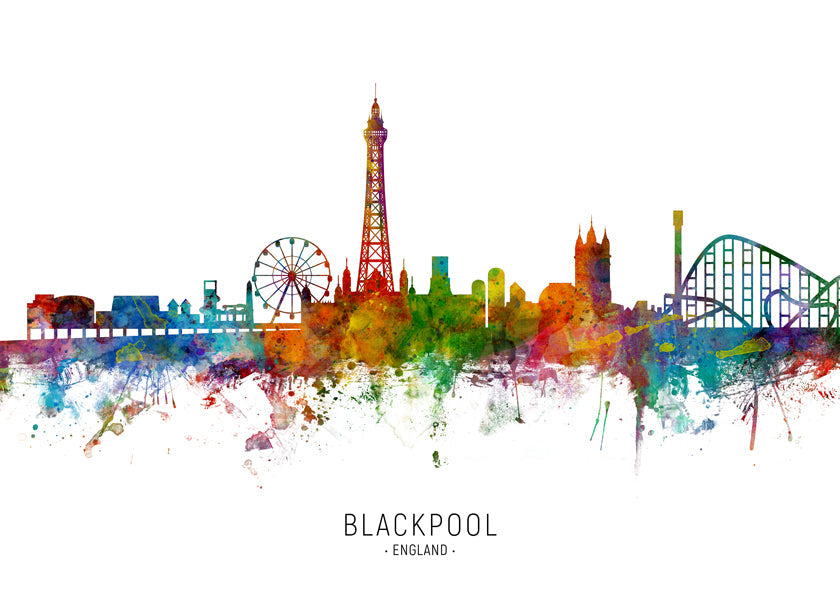 Blackpool Skyline multicolor