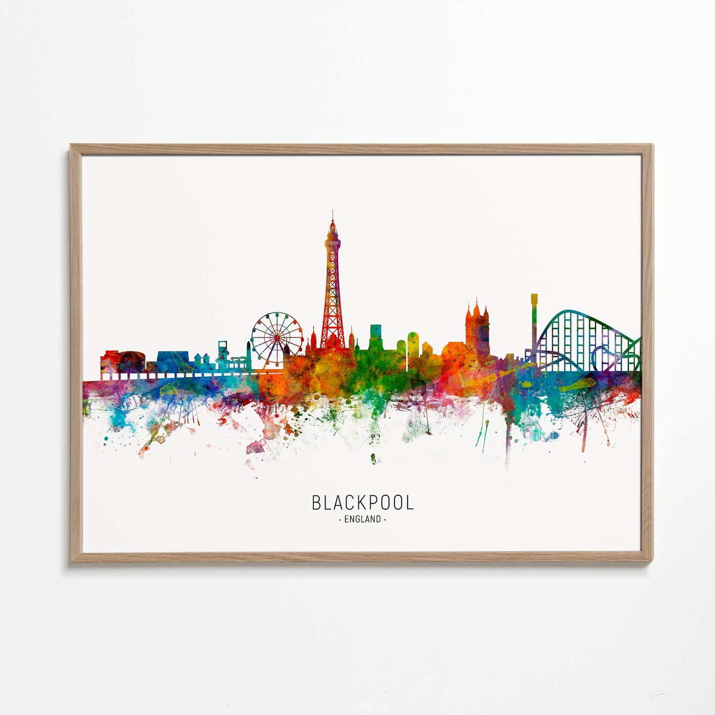 Blackpool Skyline multicolor