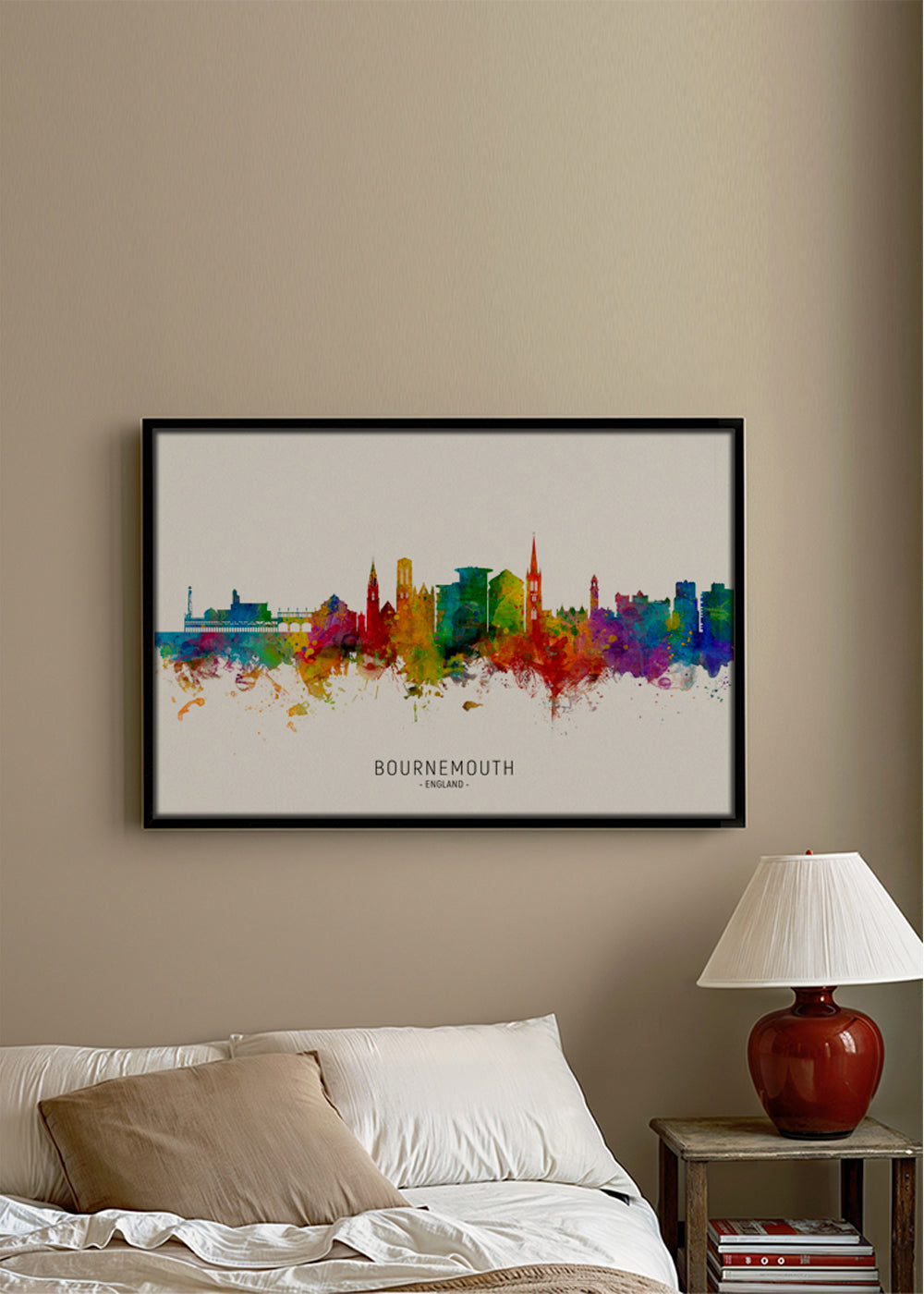 Bournemouth Skyline multicolor