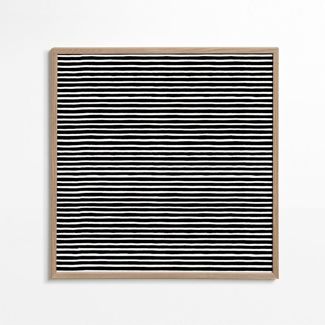 Marker Stripes Black Square