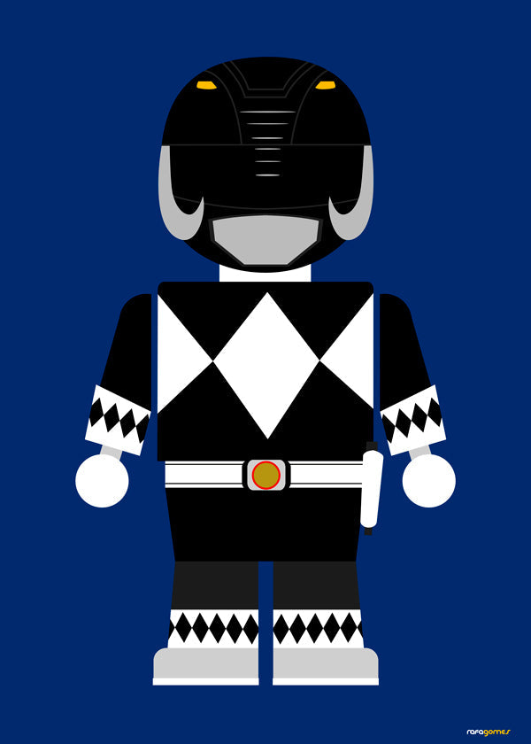 Toy Power Ranger Black