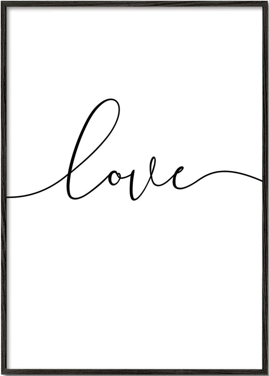 Love wins 1/2 - Black and white