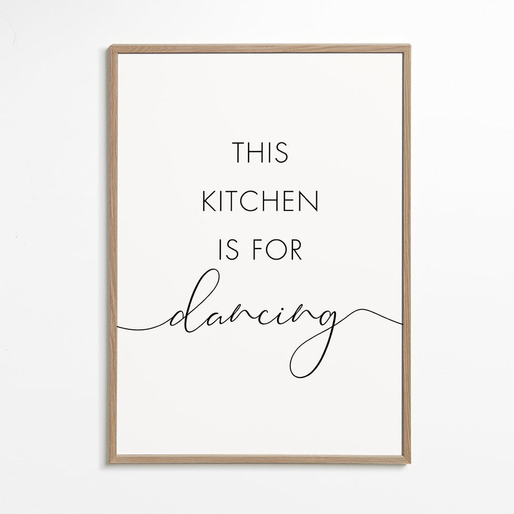 This kitchen is for dancing