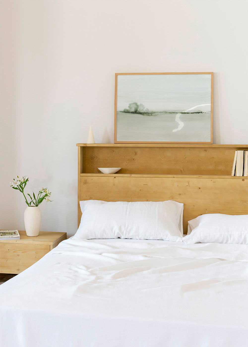 Watercolor landscape N 50 Greeny