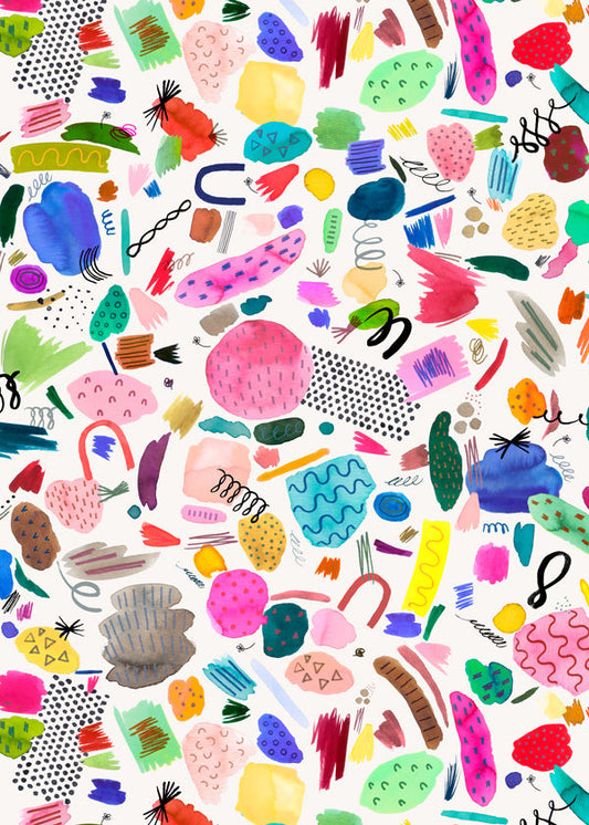 Abstract Scribbles Multi 2