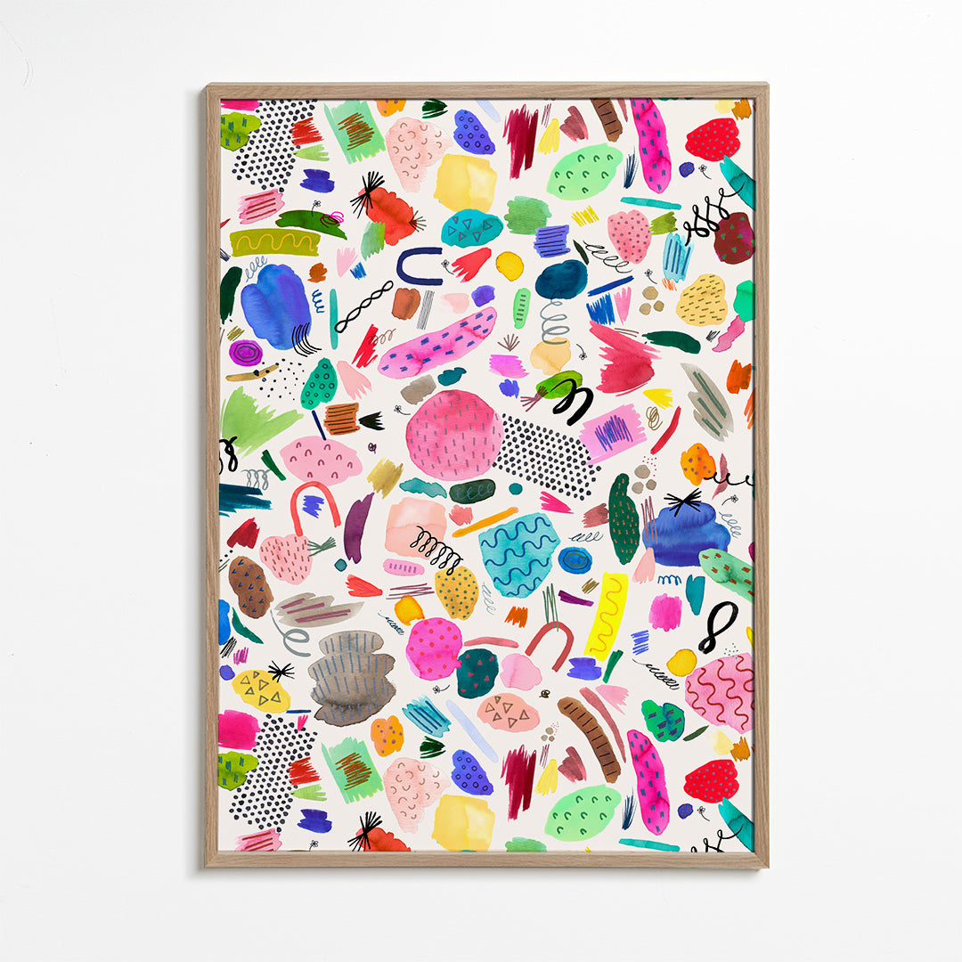 Abstract Scribbles Multi 2