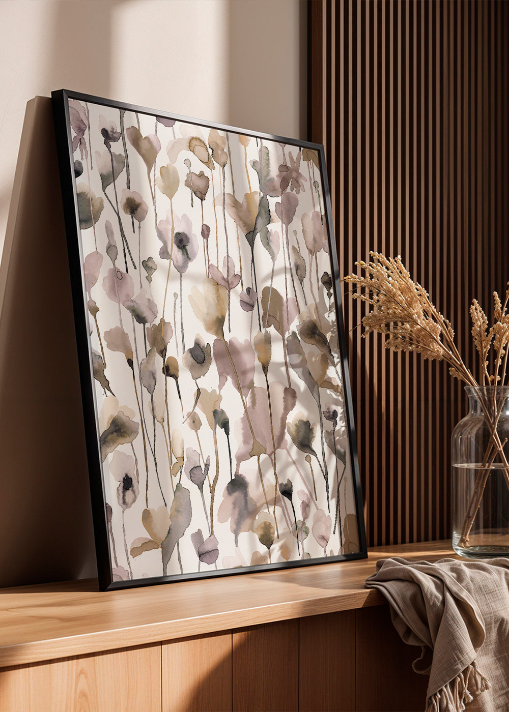 Wild Rustic Flowers Neutral