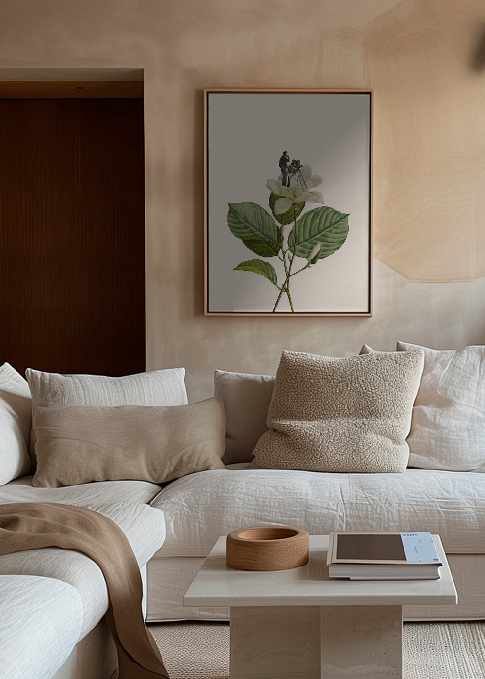 Botanical vintage cameraman