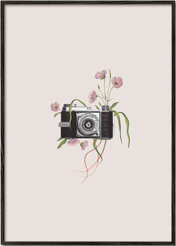Floral kodak camera