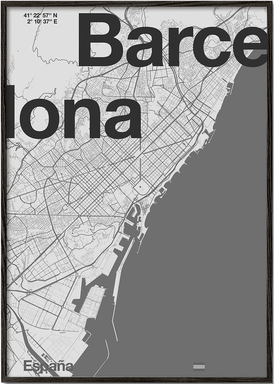 Barcelona - Minimal Map