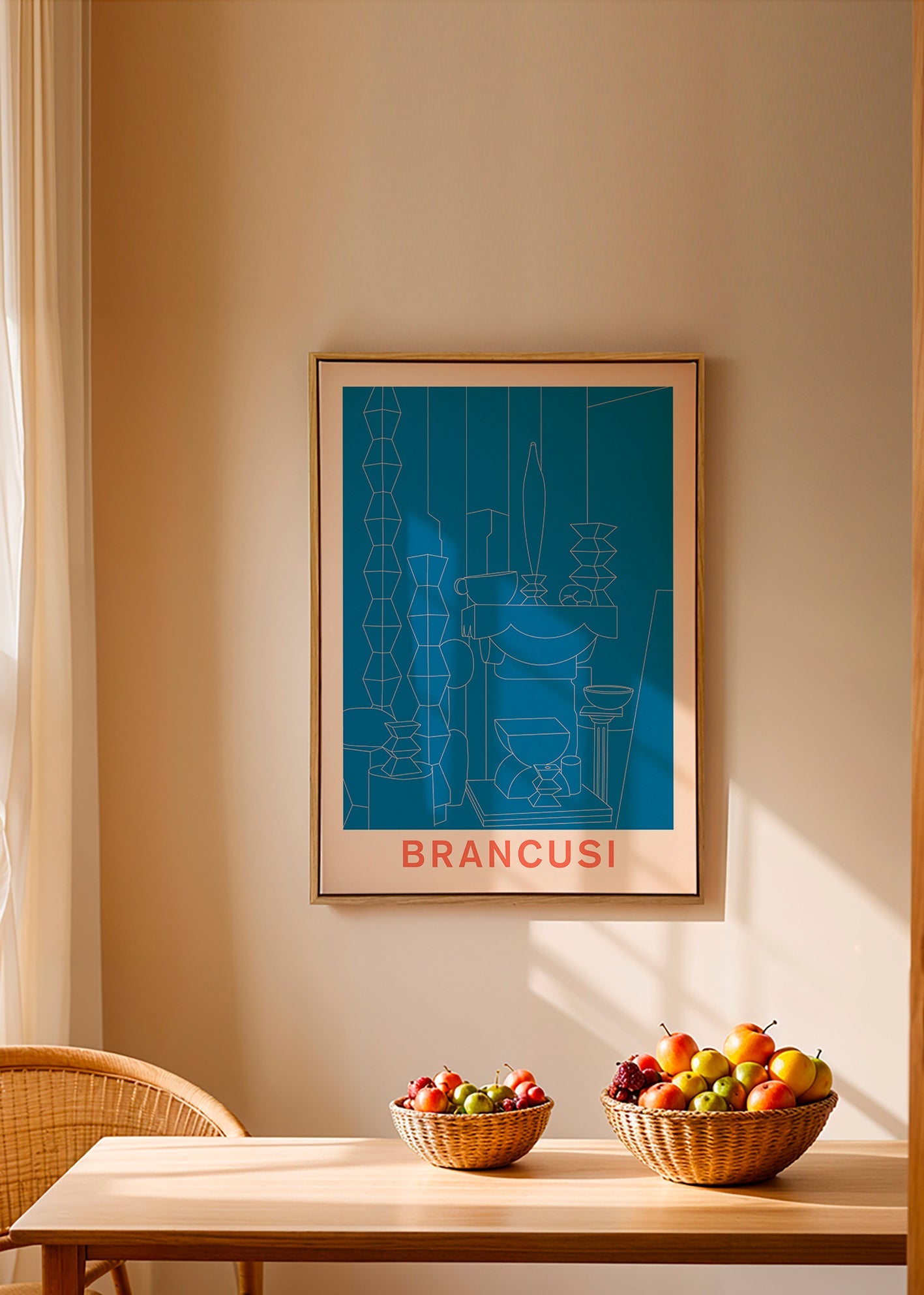 Geometric illustration Brancusi