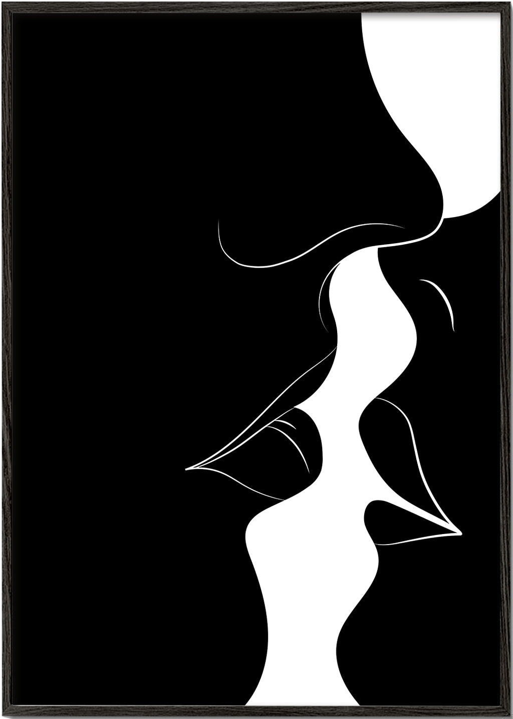 Just a little kiss black