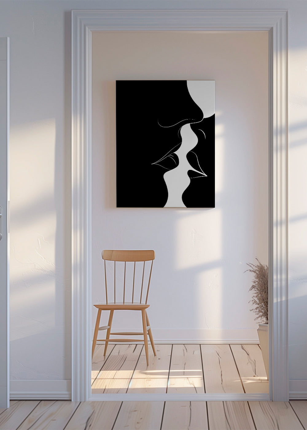 Just a little kiss black