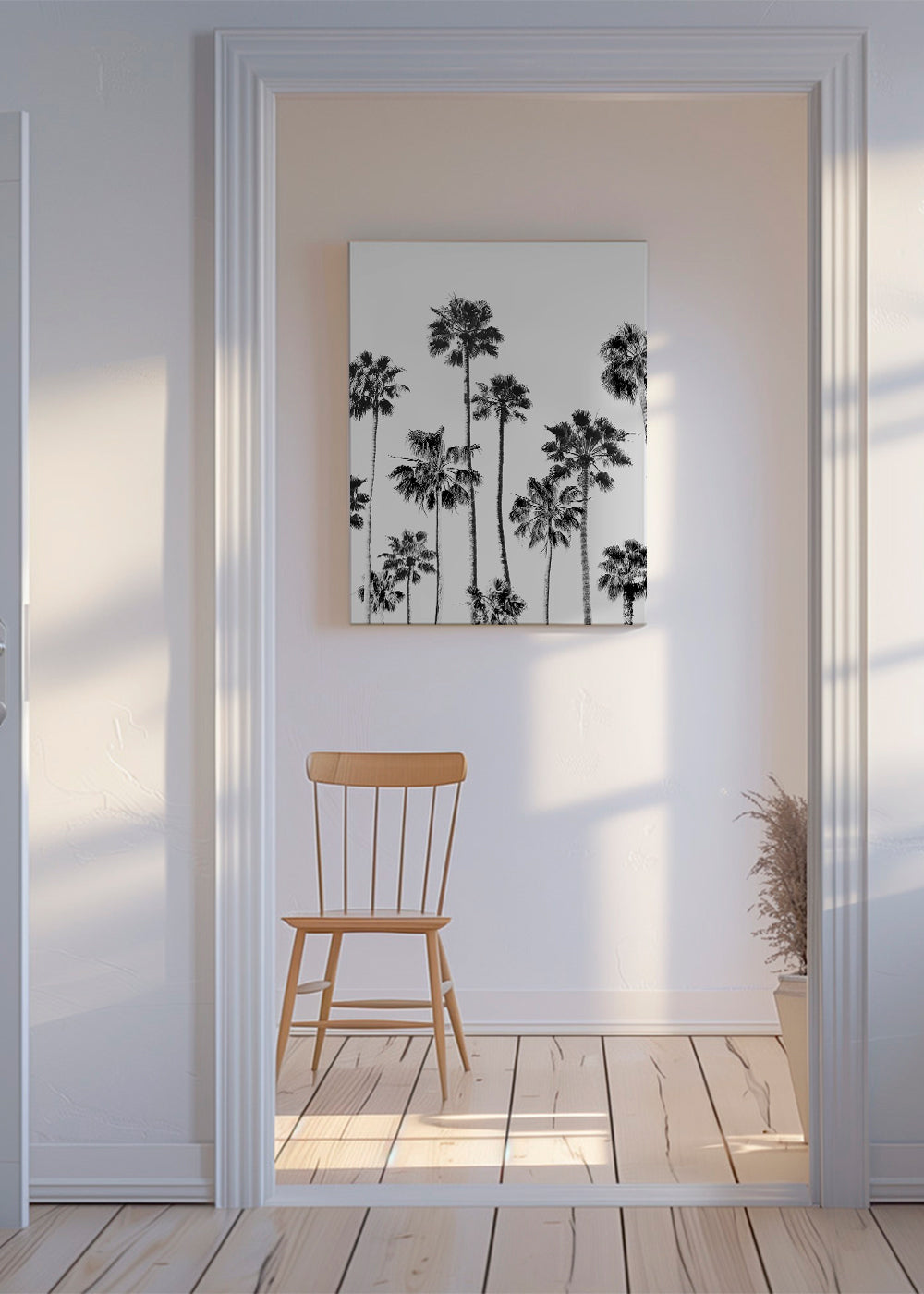 Black And White Palms 3