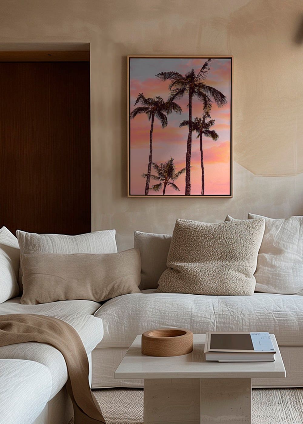 Sunset Palm Trees