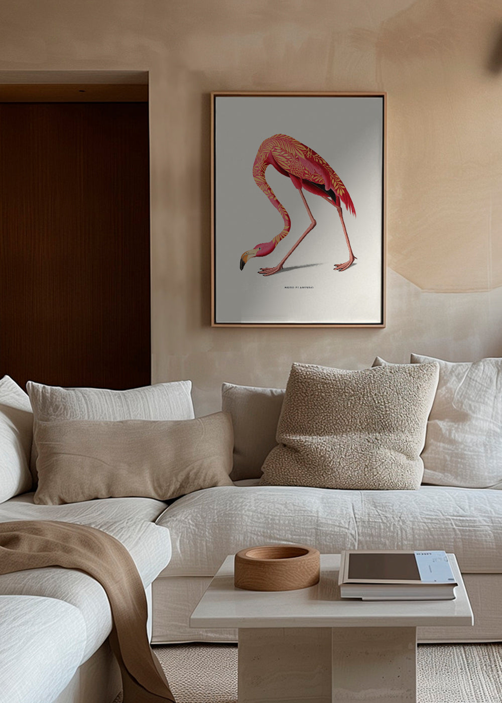 Boho flamingo