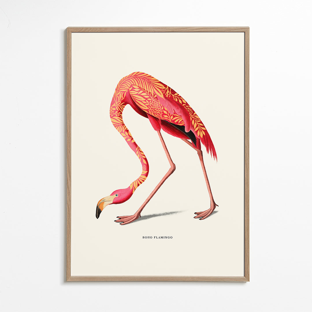 Boho flamingo
