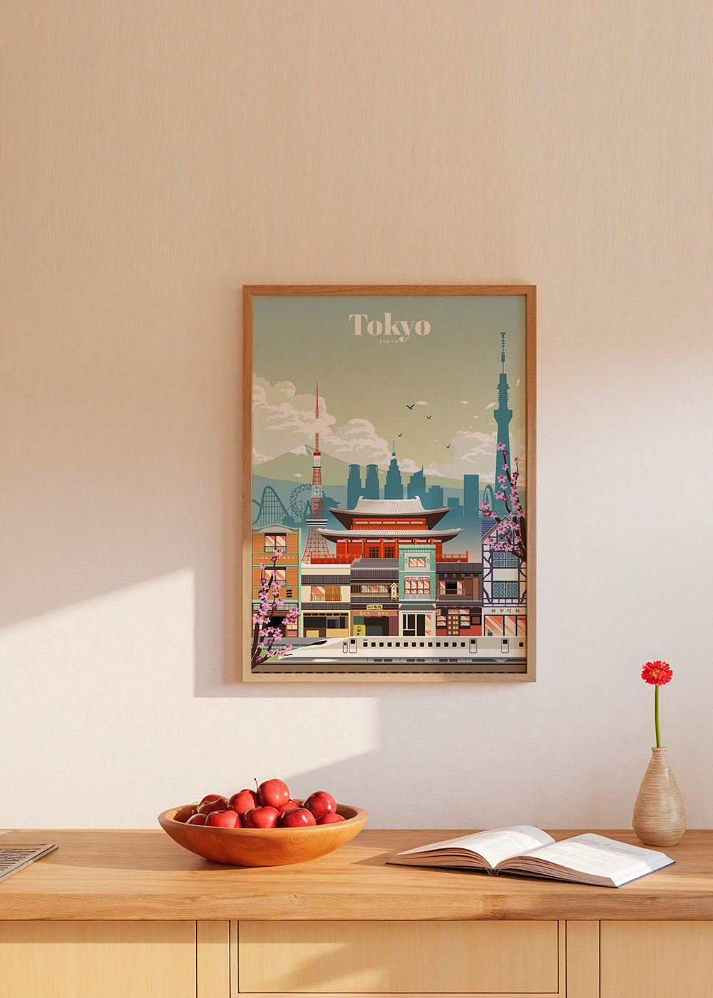 Traveling to Tokyo poster | Wall art, framed prints and posters