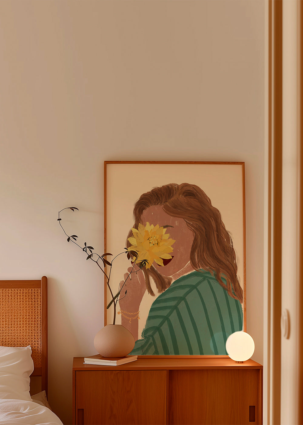 Flower Love Woman Portrait