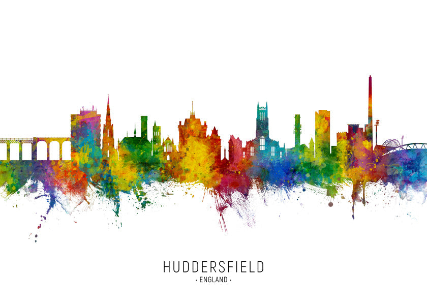 Huddersfield Skyline multicolor