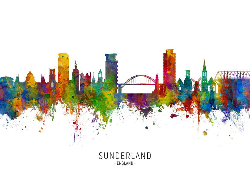 Sunderland Skyline multicolor