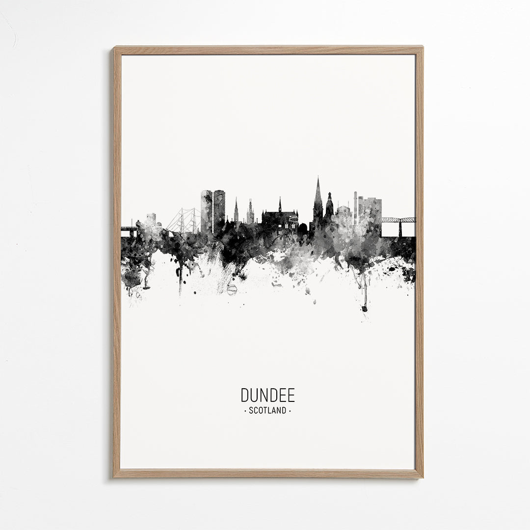 Dundee Skyline black and white