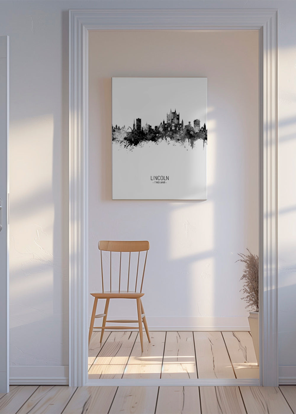 Lincoln Skyline black and white