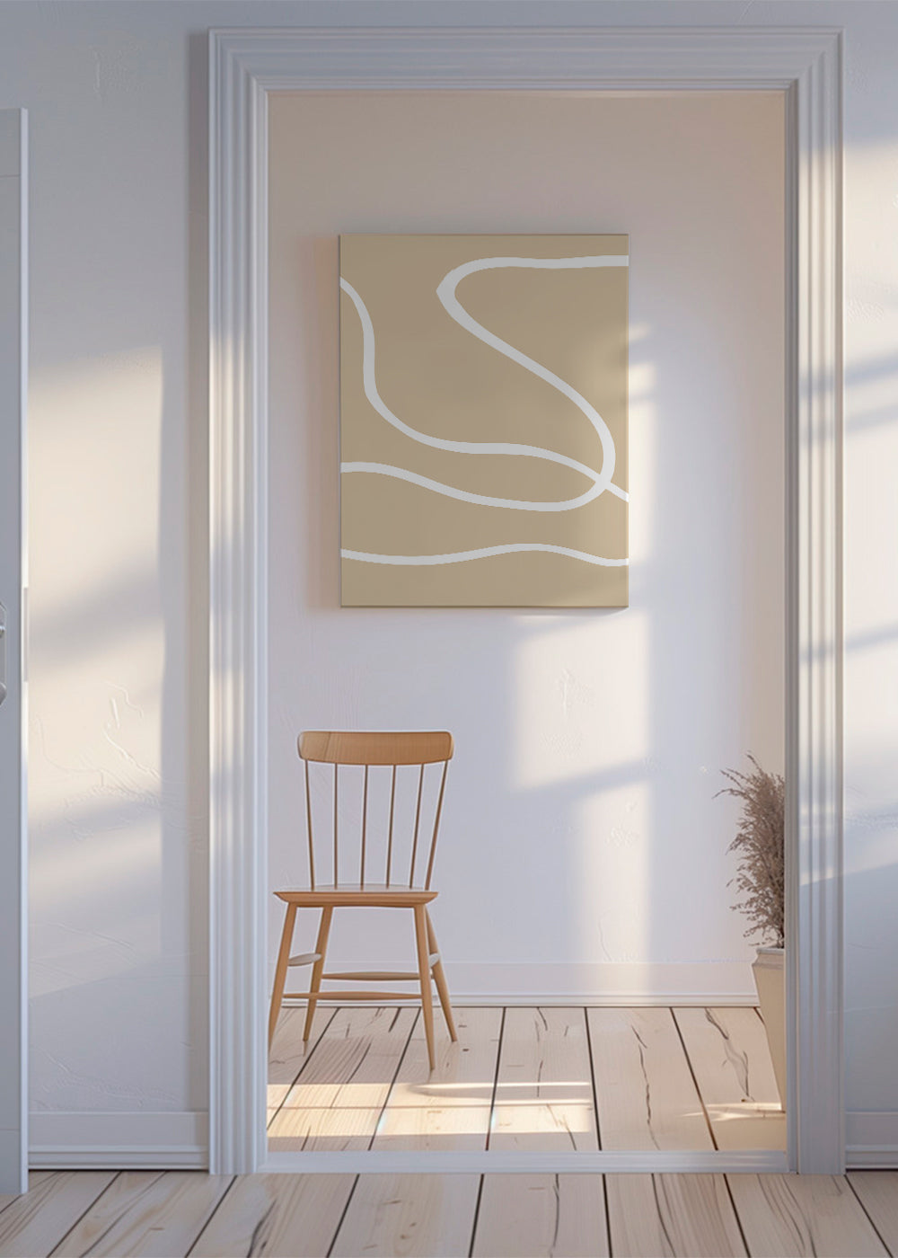 Beige Lines 01 - 1x Studio