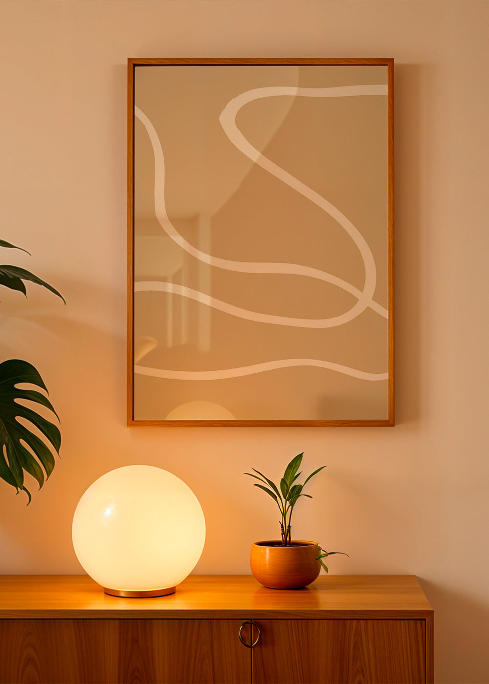 Beige Lines 01 - 1x Studio